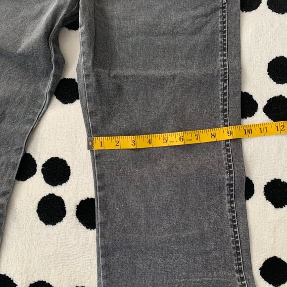 Buffalo David Bitton Relaxed Straight Leg Y2K Faded Black Jeans - Picture 11 of 13